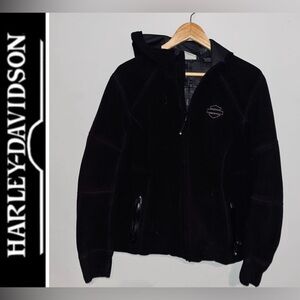 Harley-Davidson Hooded Fleece Riding Jacket sz 16-18